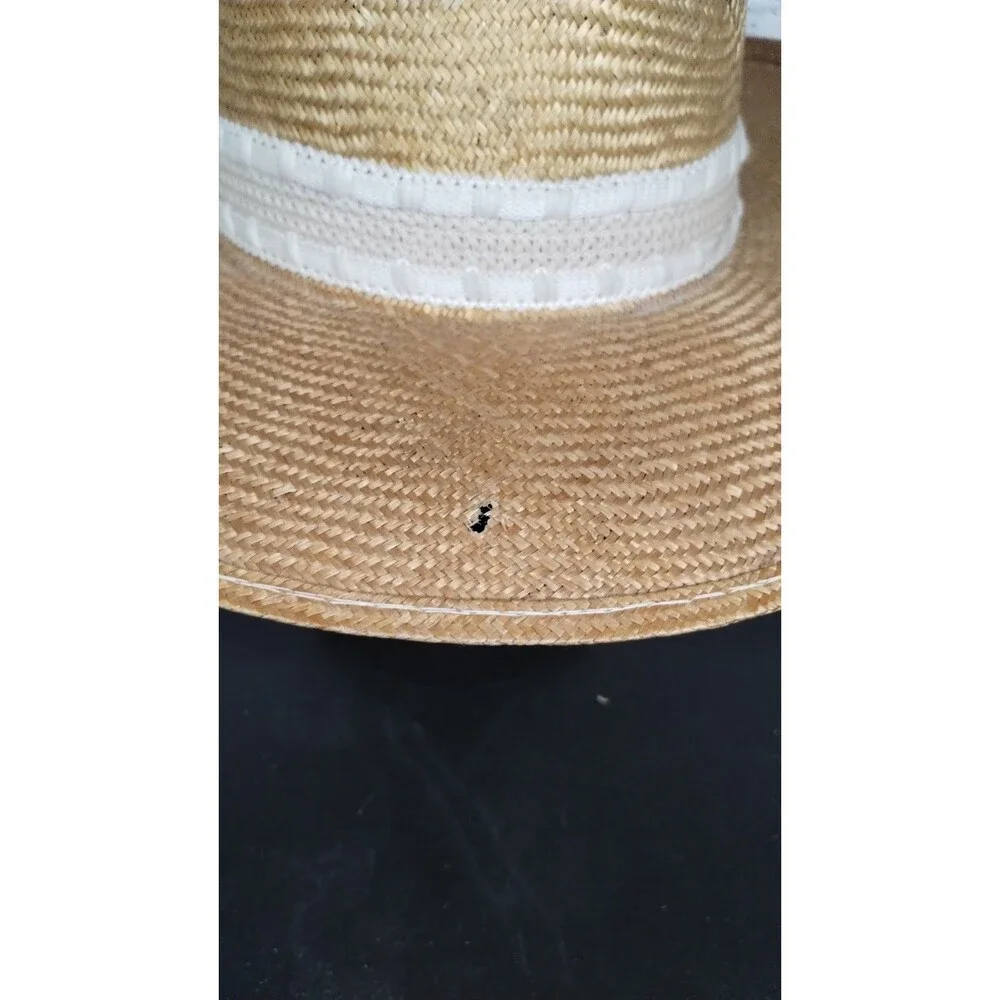 Vintage Eddy Bros Ranchman Straw Cowboy Hat Western Hat Made in USA Size 7 1/8